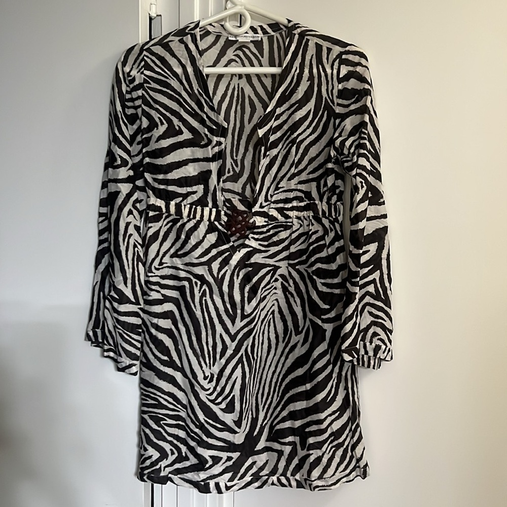 Diane von Furstenberg Zebra Print Dress / Tunic